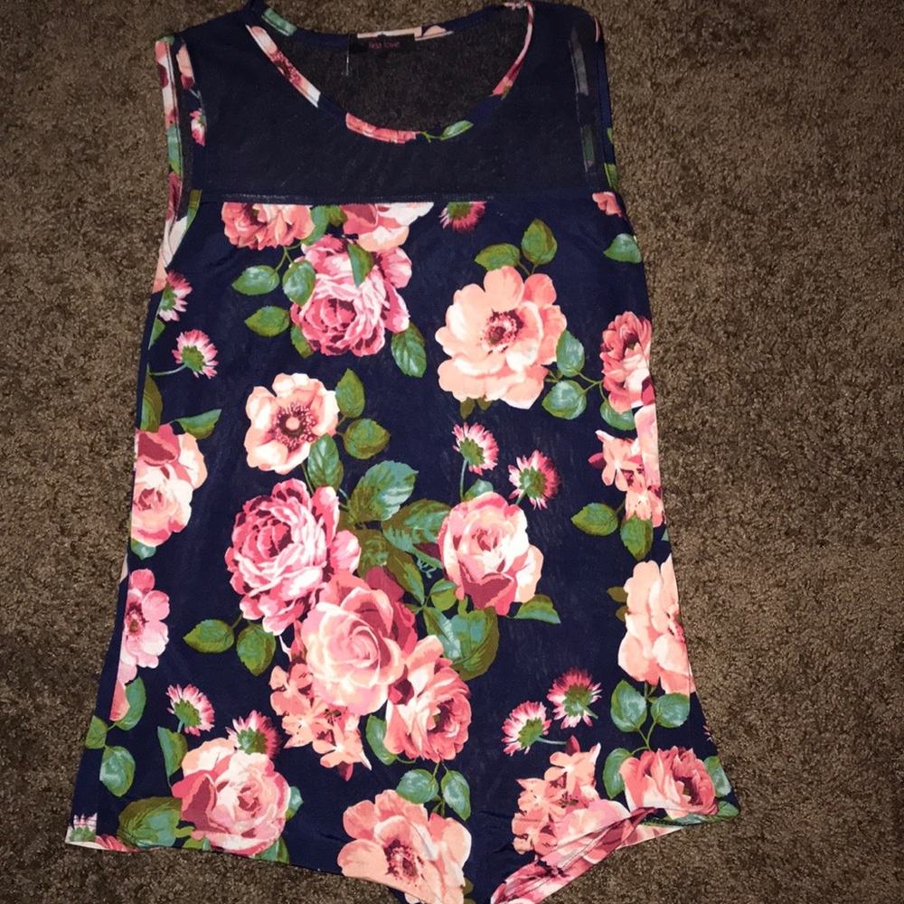 Floral tank top